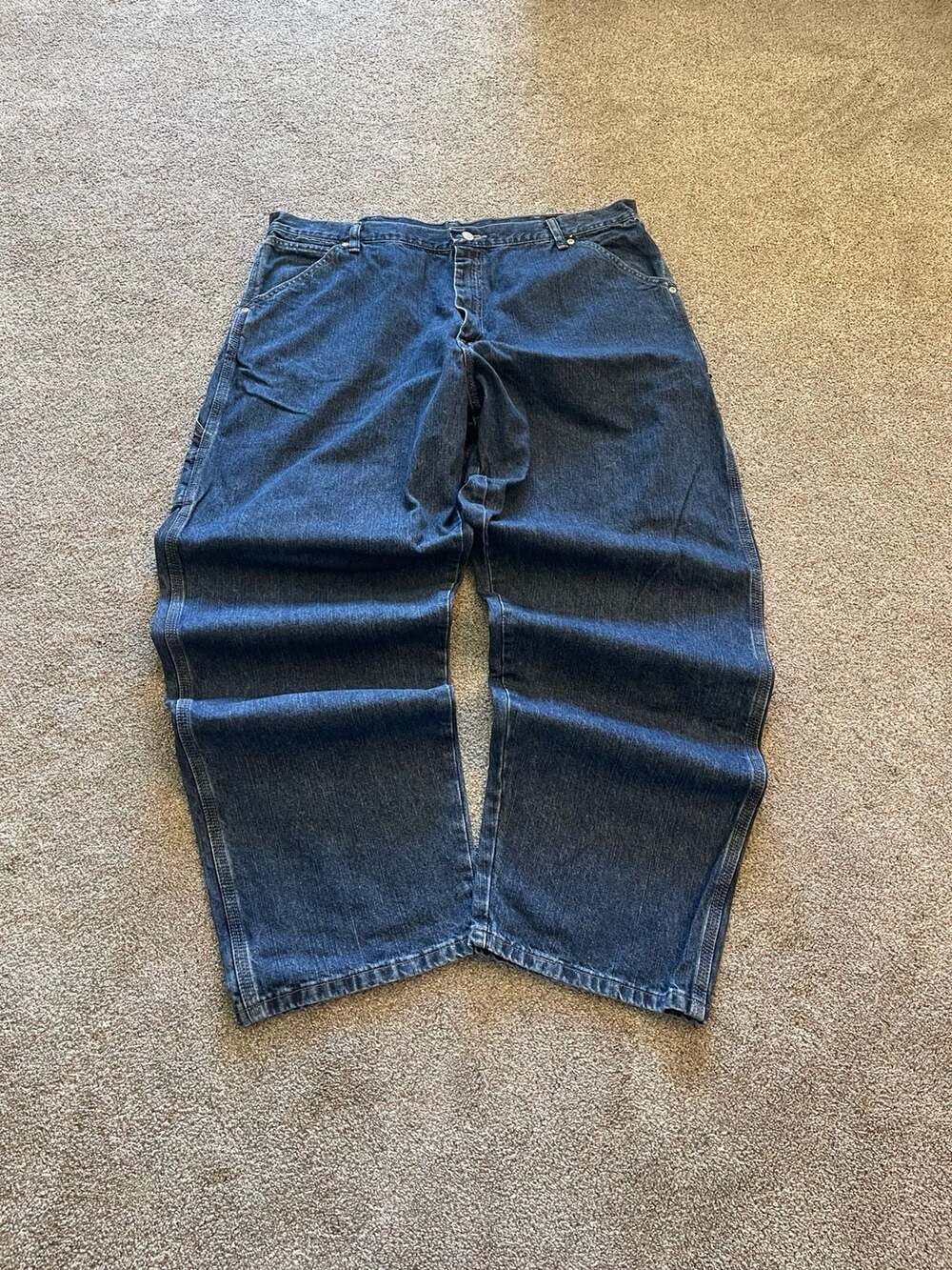 Wrangler Carpenter Denim Jeans Size 40 x 32 Blue Workwear Pants